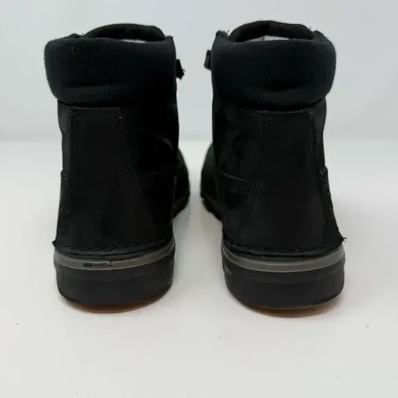 Timberland Hiking Boots Women's 7 Black Suede Leather Hikers Outdoors - Picture 6 of 12